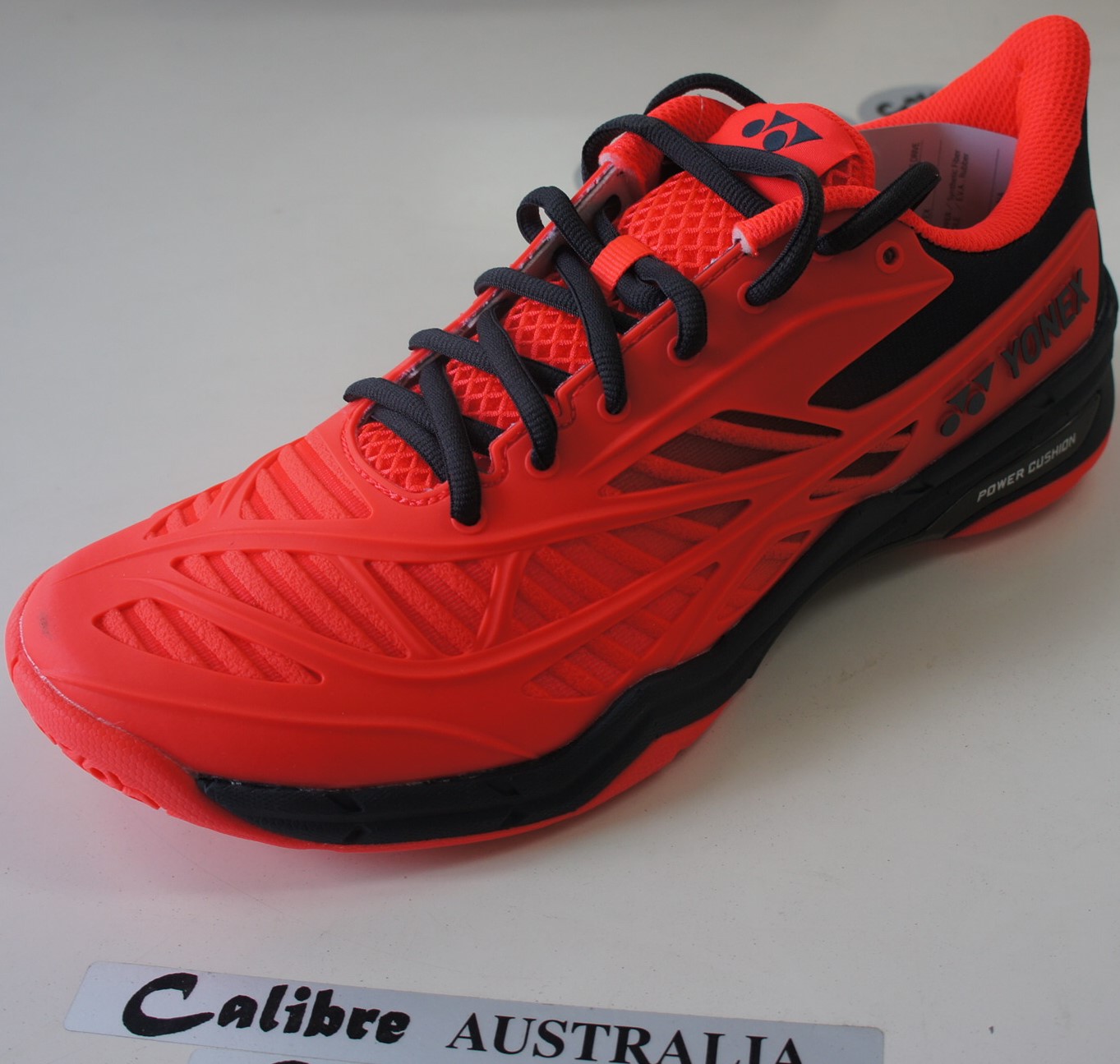 Yonex POWER CUSHION Cascade Drive Badminton Shoes SHBCD1, Bright Red, Unisex